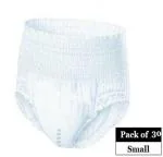 Wellstar Adult Diaper Pant style Unisex Small 30 Pcs, Waist Size (55-82 cm | 22-32 Inches) Adult Diapers - S (30 Pieces)