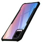 COBERTA Back Cover for vivo V20 Back Cover Case - Black Transparent
