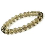 S. K. SYNTHETICS Bracelet, Crystal Bracelet Smokey Quartz Bracelet Crystal Gem Stone 8mm Beads Bracelets (Multi)
