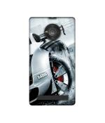 Casotec Drift Sport Print Design Printed Silicon Soft TPU Back Case Cover for Micromax YU Yuphoria