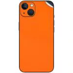 GADGETSWRAP Premium Material Skin Vinyl Decal Sticker Compatible With Apple IPhone 14 - Orange Glossy