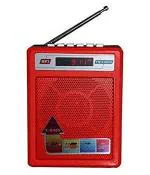 CLUBCLASSY Sonilex Wireless Speaker fm Bluetooth Chargeable SL-BS990 (red)