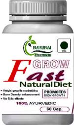 Prirupam GROW FASTHEIGHT NATURAL DIET SUPPLIMENT 60 CAPSULES (Pack of 1)
