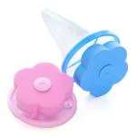 SHOPARAM Multicolor Plastic Flower Shape Home Washing Machine Laundry Bag