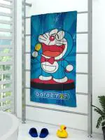Doraemon Blue Kids Cotton Bath Towel 350 GSM 60x120 cm
