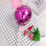 Hippity Hop Multicolor Confetti Balloon Cake Toppers, Stck, Tape (Pack Of 3)