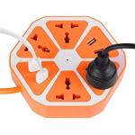 Coku Surge Protection Usb Extension Board, Socket, Outlet Ports With Power Sockets (Multicolor)