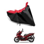 AASHTIK MART New Honda PCX 125 Universal Motorcycle Bike/Scooty Two Wheeler Safety Full Body Cover Honda PCX 125 Red Black Colour KK-355
