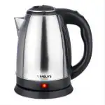 Pablos 1500W, 1.8L, SS Electric Kettle for Hot Water and Tea, Silver