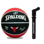 Spalding Cross Over NBA Basketball For Men Adult Game Ball Size 7 With Air Pump