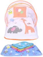 Kwitchy New Born Baby Mosquito Net Bed With Bed Protector