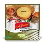 Wel Baked Whole Wheat Khakhra - Pani Puri | Cholesterol Free Dry Chapati | Ready To Eat - Roasted - Gujarati Snacks | Vacuum Packed (Pack of 7)