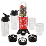 Cookwell Nutri Blender 5 Jar Juicer Mixer Grinder (600 Watt, Red)