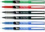 Pilot Hi-Tecpoint V5 Extra Fine Point Liquid Ink Pen | Tip Size - 0.5 MM | Unique Dimple Tip Technology | Ink Colour - 2 Blue, 2 Black, 1 Red and 1 Green | Pack of 6