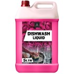 BLISS & BLUSH Dishwash Liquid 5 Liter Pink Ultra Powerful With Rose Fragrance, Leaves No Residue, Grease Cleaner For All Utensils