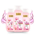Elisha Pink Lotus Shower Gel - 110ml (Pack of 3) Family Pack, Body Wash for Women & Men for Radiant Glow & Moisturized Skin, Suitable for All Skin Types