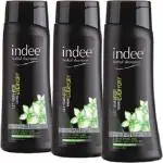 Indee 2-in-1 Herbal Shampoo and Conditioner with Aloe Vera, Neem & Tea Tree Oil | Anti-Hair Fall, Anti-Dandruff, Sulfate & Paraben Free | Natural Herbal Hair Care for Men & Women - 200ml Pack of 3