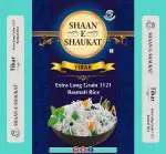 SHAAN-E-SHAUKAT TIBAR 26KG 1121 EXTRA LONG GRAIN BASMATI RICE.