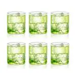 MiRiM Borosilicate Juice/Whiskey Slim and Light Weight Glass 150 ml - Transparent (Set of 6)
