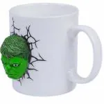 BonZeaL 3D Ceramic Coffee Mug Superhero Character Hulk Mug Sculpted Comic Tea Cup 300 ml