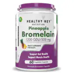 HealthyHey Nutrition Bromelain Supplement 60 Capsules
