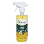 Entor Kitchen Cleaner, Plant Based, Eco-Friendly & Biodegradable, No Toxic Chemicals, Citrus, 500 ml