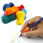 Party Propz Rubber Finger Grip Handwriting Pencil Grip Holder (Set Of 3)