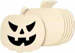 Decor Kafe Paintable Halloween Wooden Laser Cut Decoration DIY Products (Pack of 4)