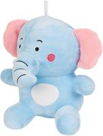 ALNA-TURA Cute & Soft Baby Elephant Plush Toy , Stuffed Cute Elephant for Kids - 30 cm (Blue)