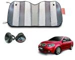 WolkomHome Silver foil Shade UV Protection Curtain Car Sunshade Film Windshield Visor Front Windshield Sunshade Cover for Chevrolet Aveo