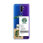 Emble Starbucks Designer Printed Silicone Case For Oppo A9 2020 ( TPU | Soft , Oppo A9 2020 | Multicolor )