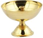 T-KA108 brass akhand diya Brass Table Diya  (Height: 3.5 inch)