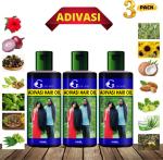 Glocare Adivasi Hair Oil 100Ml Pack-3 Hair Oil (300 Ml)