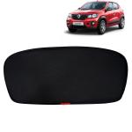 Kingsway Car Rear Windshield Sun Shades Curtains for Renault Kwid, Model Year : 2015 - 2018, Dicky, Color : Black, Cotton Mesh, 1 Piece
