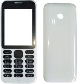 Imbi Nokia 222 White Plastic Replacement Front And Back Panel (Set Of 1)