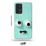 Tweakymod Printed Funny FAce Emoji Back Cover For Samsung A53 5G