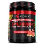 Spartan Nutrition Pump Pro Pre-workout with Caffeine - 120mg, L-Taurine -500 mg,- 360g (Watermelon)