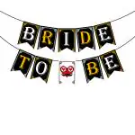 Zyozique Bride to be Banner for Bridal Shower Decorations Garland / Bachelorette Party Supplies