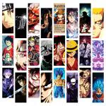 CLICKEDIN Set Of 24 Amine Poster High-Quality Printed and Unique Design Self-Adhesive Glossy Poster Size - 