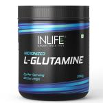 Inlife Unflavoured Micronized L Glutamine Powder Supplement 300 g