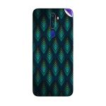 GADGETSWRAP Printed Vinyl Skin Sticker for Oppo A9 2020- pecock
