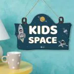 Indigifts Jungle Jalebi Kidspace Printed Kids Dark Blue Wall Hanging Board