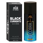 St. John Cobra Deodorant Cool 150 ml & Cobra Black Current 50ml Perfume Combo Gift Pack Perfume Body Spray - For Men & Women (200 ml, Pack of 2)