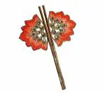 Real Seed Multicolor Cotton Fan (Pair of 1)