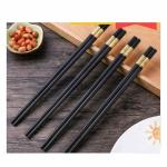 Hichaki Reusable Fiberglass Eco-Friendly Spiral Wheat Chopsticks Dishwasher Safe Easy to Hold Lightweight Non-Slip Chopstick, Gift Set (Pack of 4Pairs)