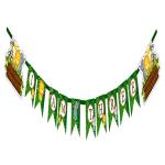 WoW Party Studio Personalized Paw Cartoon Theme Party Happy Birthday Decorations Badges with Birthday Boy/Girl Name - 10Pcst