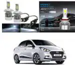 Feelitson White Car C6 H4 Compact Design 36W/3800Lm Led Headlight For Hyundai Xcent Old (Pack Of 2)