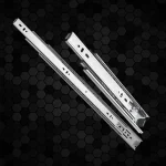 Harrison Telescopic Ball Bearing Eco Slide 0996 | Drawer Channel Stainless Steel | 10 inch Soundless Modular Kitchen Drawer Slides | Rust Free | Load Bearing Capacity 35 kg | Furniture Hardware