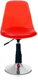 Sitwell Red Fabric Study Stool