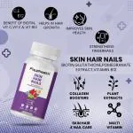 Fixuphealth Skin Hair Nail Tablet Biotin Glutathione hair Growth Skin 60 Tablets Pack Of 1